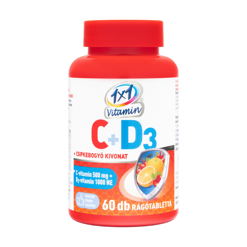 Vitaplus Vitaday C-vitamin 500 mg 60db rágótabletta