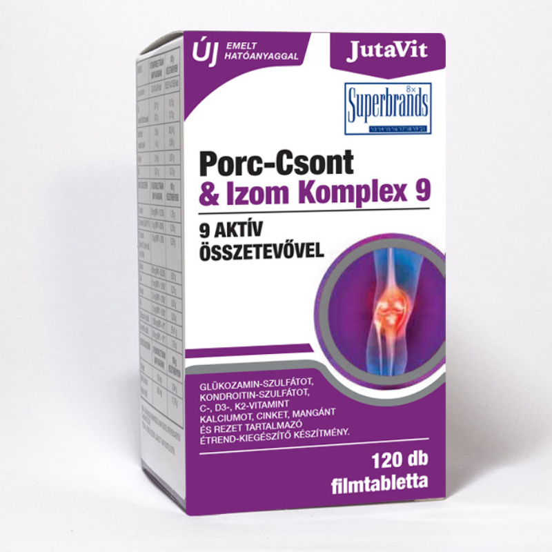 Jutavit Porc-Csont-Izom Komplex 120db filmtabletta