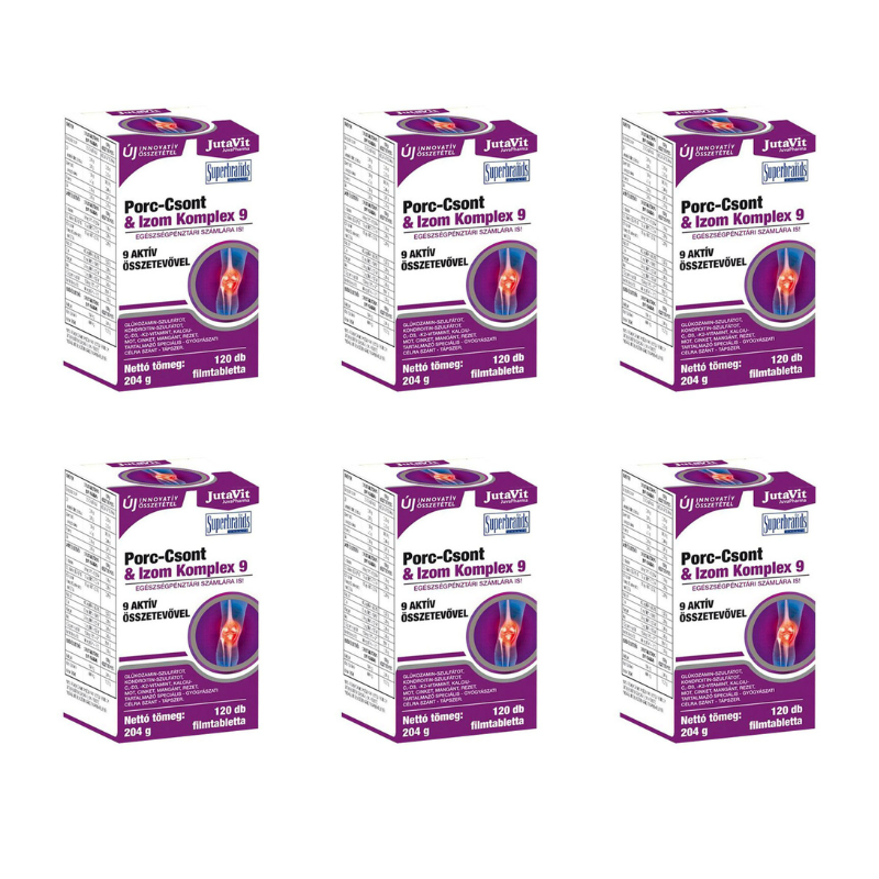 Jutavit Porc-Csont-Izom Komplex 120db filmtabletta 6db-os csomag