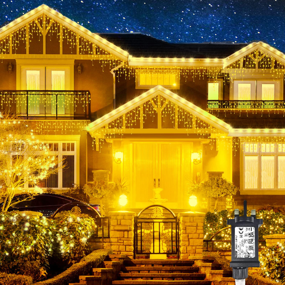 Karácsonyi Led fényfűzér melegfehér 1,5m-7m