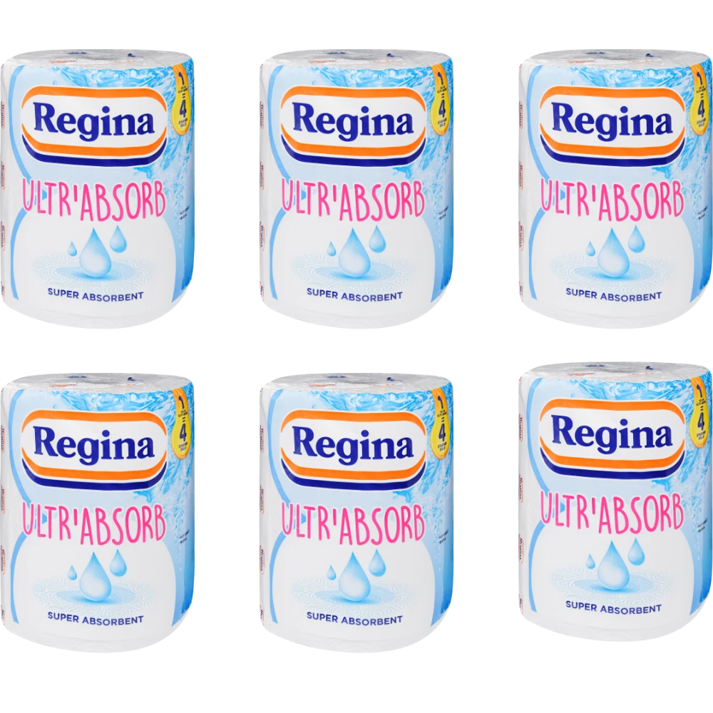 Regina Papírtörlő Ultr'Absorb, 3 rétegű 6x1 tekercs, 220 lap