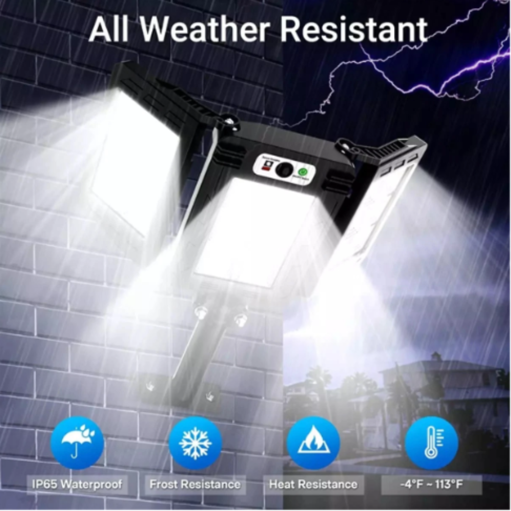 Moonlight napelemes mozgásérzékelős kültéri lámpa