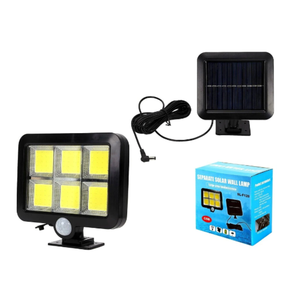 Különálló Napelemes Lámpa PIR Mozgásérzékelő Távirányító Éjszakai Kerti Lámpa