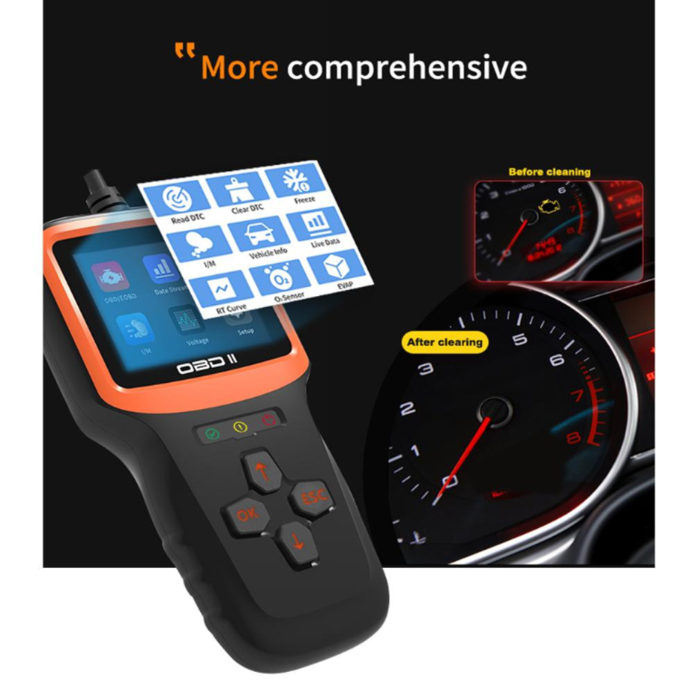 Autómotor hibakód olvasó OBD II/EOBD autómotorhoz