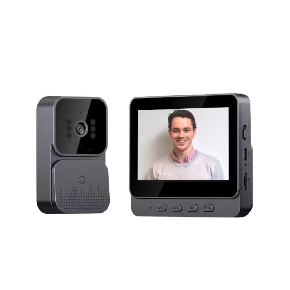 SmartSecuro Vezeték nélküli videós kapucsengő éjjellátó funkcióval