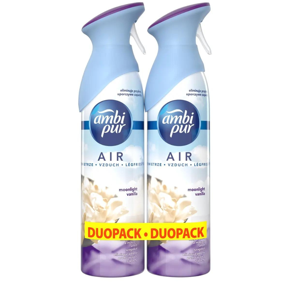 Ambi Pur Air Moonlight Vanília Légfrissítő 300ml Duo Pack