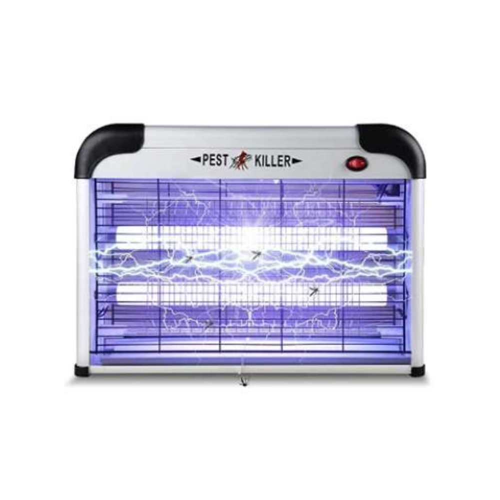 CiaoBosi 30W UV Elektromos Rovar‑ és Szúnyogcsapda – 2 × 15 W ipari cső