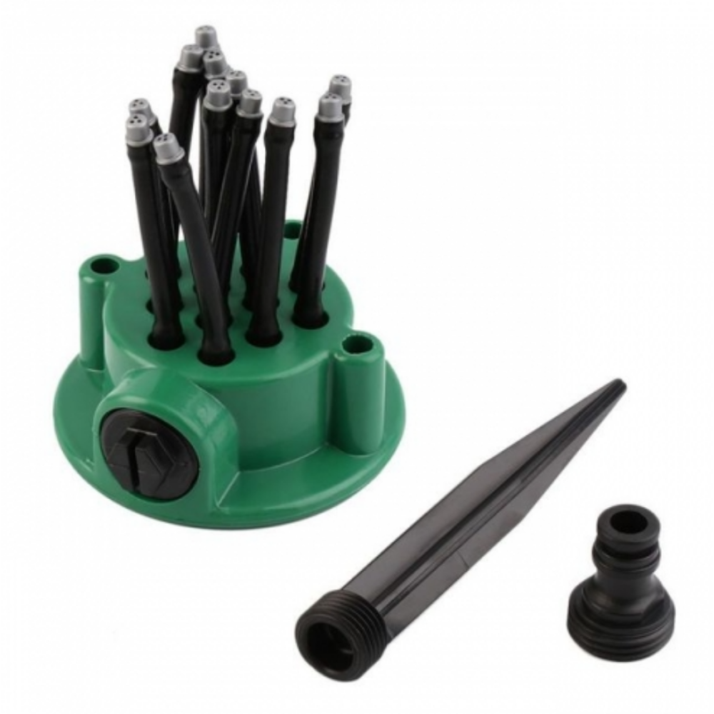 360 fokos kerti locsoló öntöző 12DB állítható fejjel