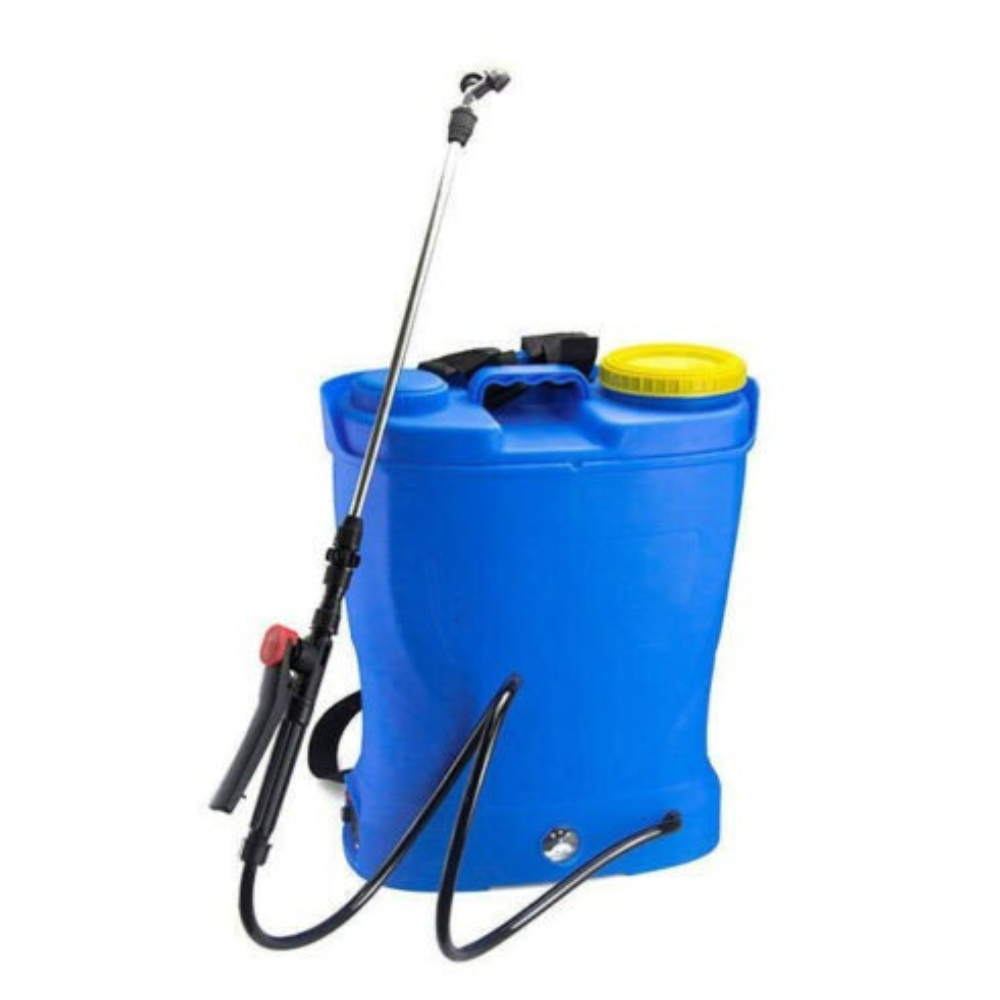 Akkumulátoros háti permetező 3 különböző fejjel - 16l
