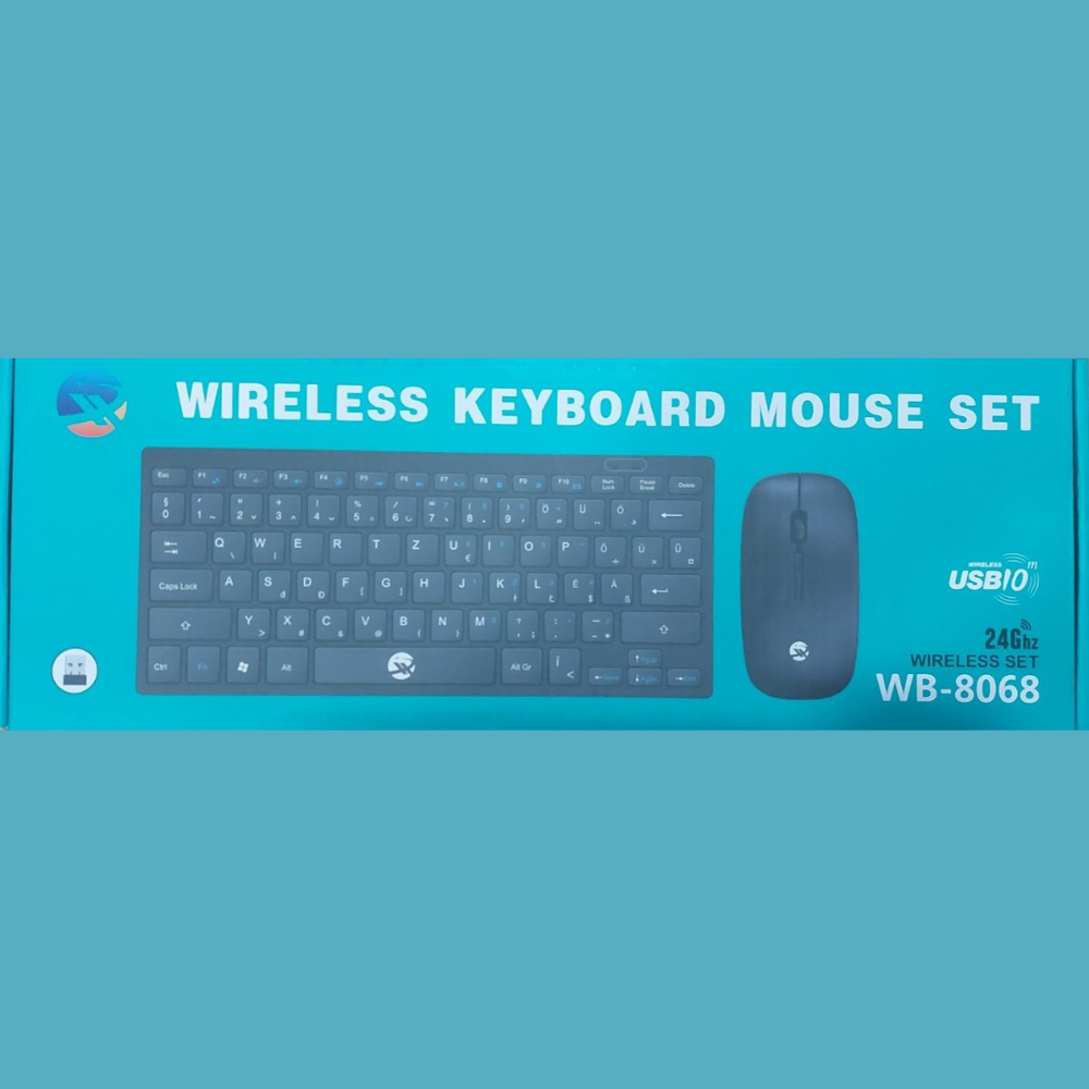 WB Vezeték nélküli billentyűzet egér szett 2,4Ghz