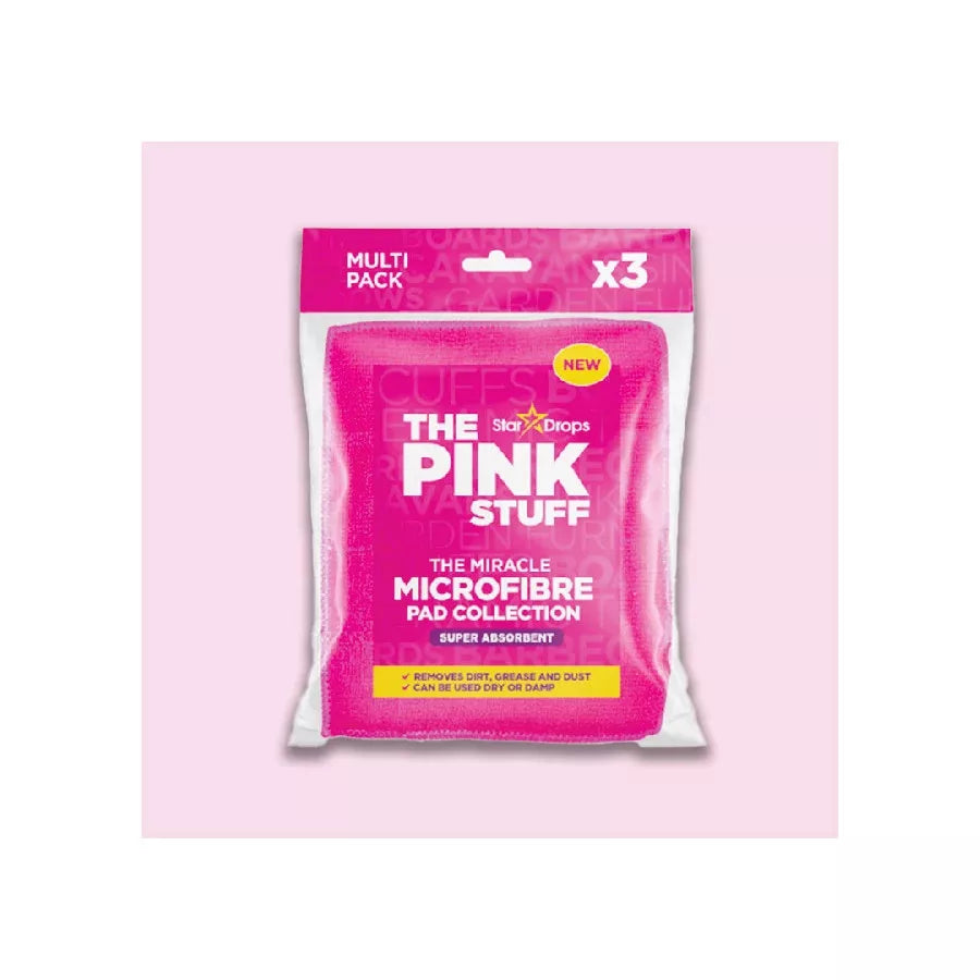 The Pink Stuff Mikroszálas tisztítópárnák - rózsaszín