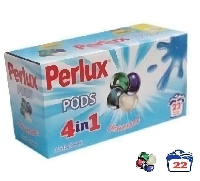 Perlux 4in1 Universal Mosókapszulák – Praktikus megoldás színes és fehér ruhákhoz (22 db)