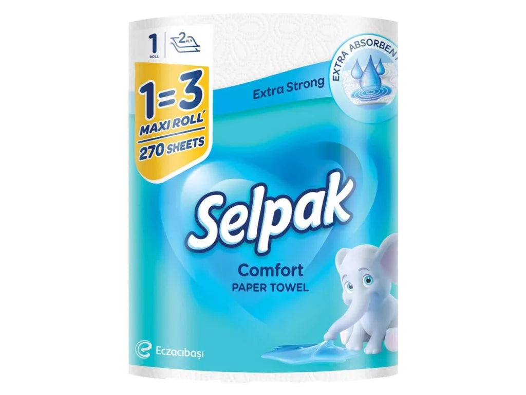 Selpak 2 rétegű papír kéztörlő 270 lap