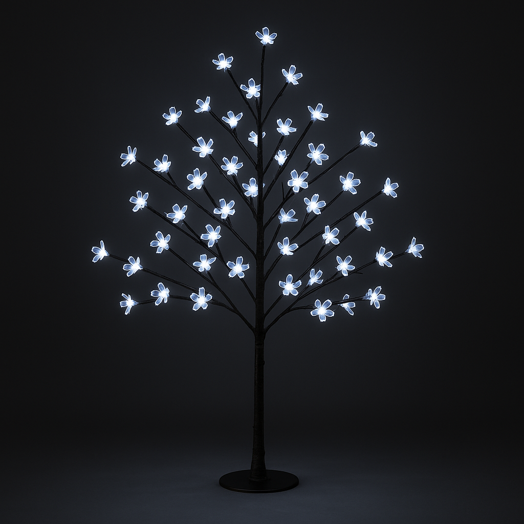LED Sakura virágfa 150 cm – hidegfehér fény