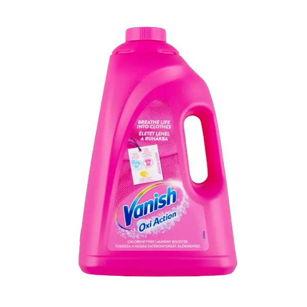Vanish Oxi Action Fehérítő Folteltávolító Folyadék 3L Rózsaszín