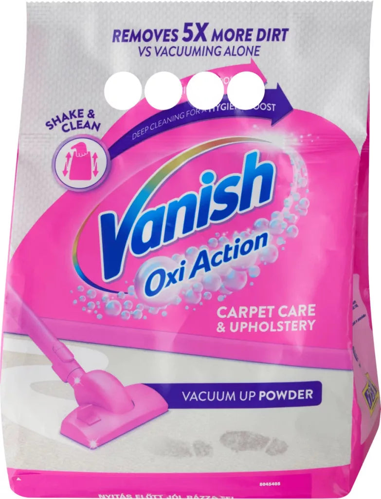 Vanish Shake & Clean Szőnyegtisztító Por 650g
