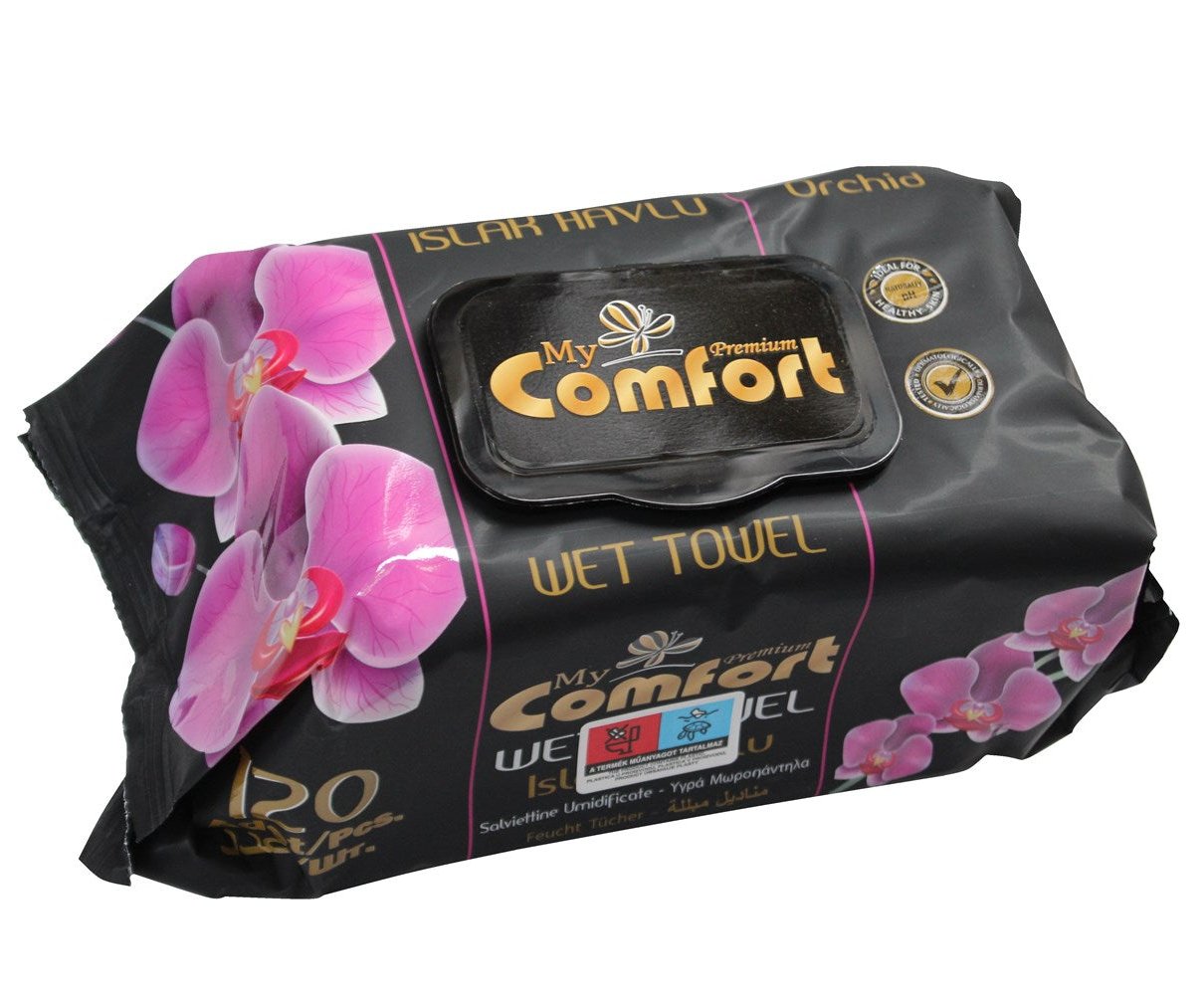 myComfort Nedves Törlőkendő Orchidea Illat 120db
