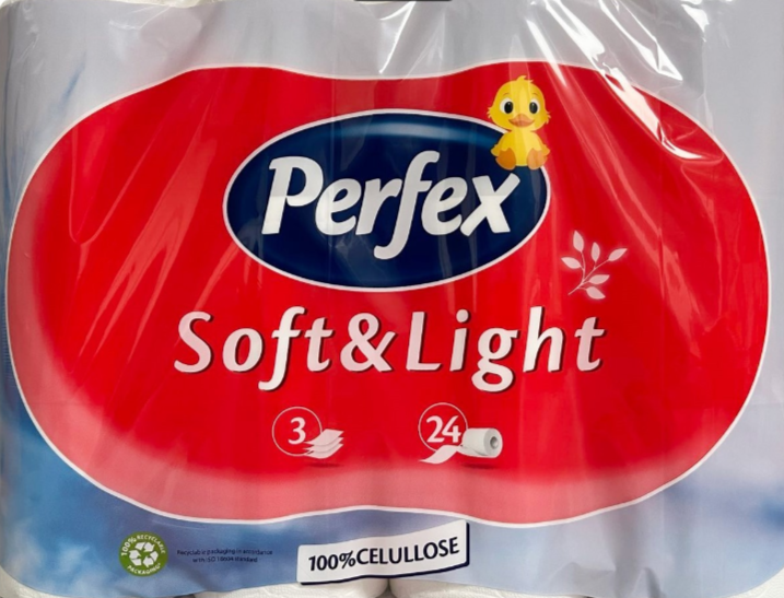 Perfex Soft&Light Toalettpapír – 24 tekercs wc papír