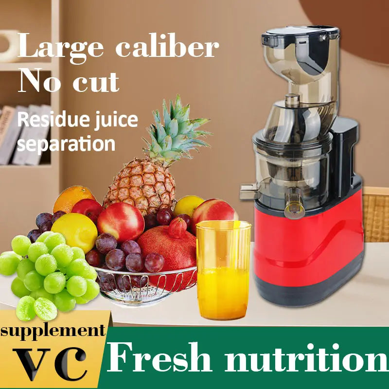 Nagy kaliberű gyümölcscentrifuga hidegen sajtolt, lassú, friss turmix, citrusos narancsprés gépi turmixgépek