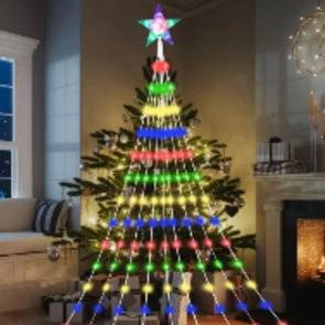 karácsonyfa fenyfuzer szines