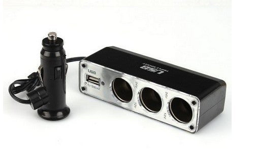 Autós szivargyujtó elosztó + USB