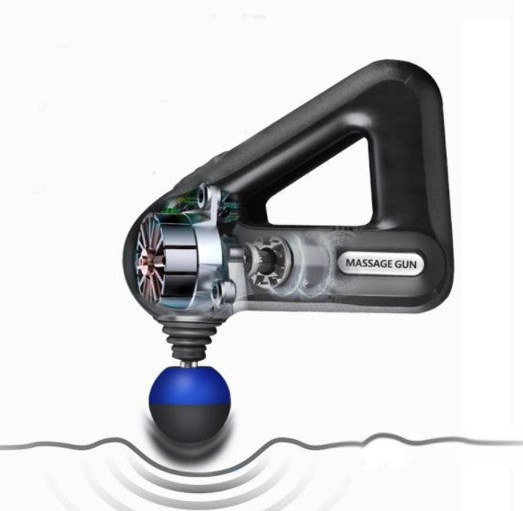 Háromszög fascia masszázspisztoly 12 masszázsfejjel