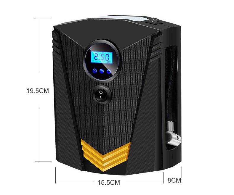 Air Dragon V3 digitális kijelzős, automata kézikompresszor 120W-os