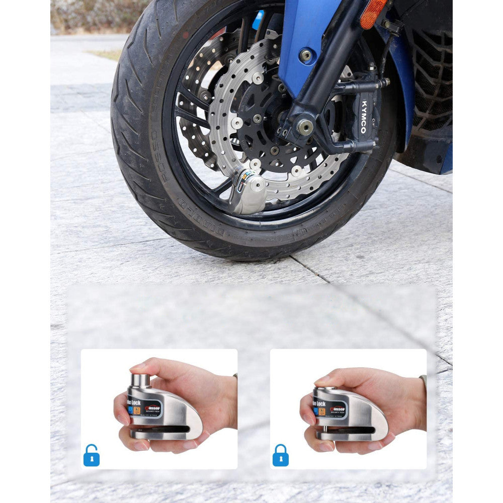 Oasser motorkerékpár, bicikli tárcsafék zár