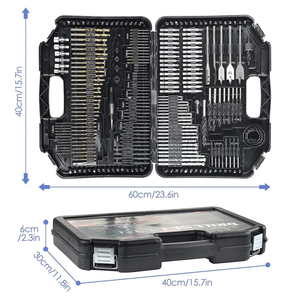 246 Darabos Fúrókészlet – Minden, Amire Szüksége Lehet Egyetlen Készletben