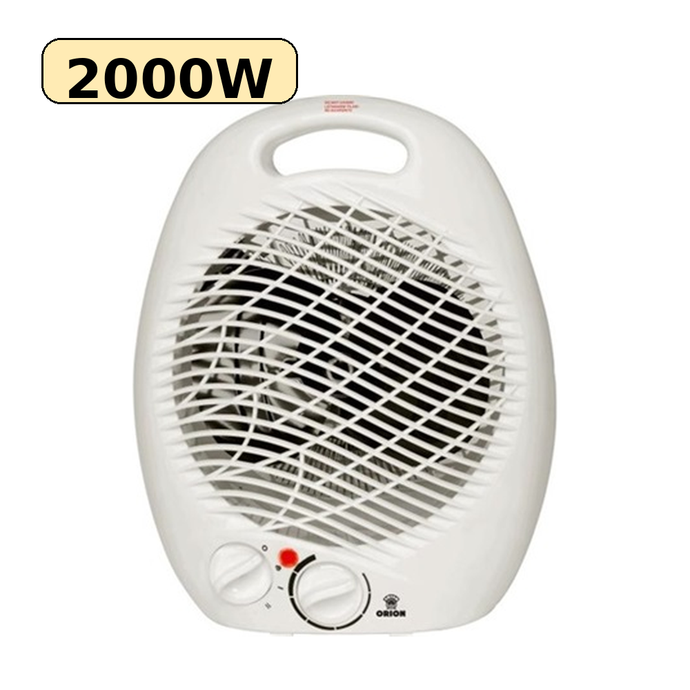 Orion 2000W kompakt hősugárzó – helyi fűtéshez, egyszerű vezérléssel