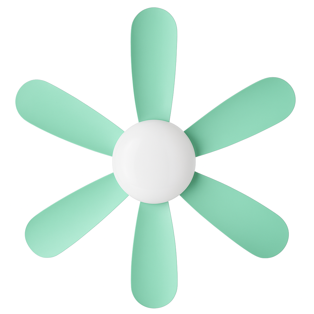 Flower LED Mennyezeti Ventilátor Lámpa – 40 W, E27, virág-design, szupercsendes