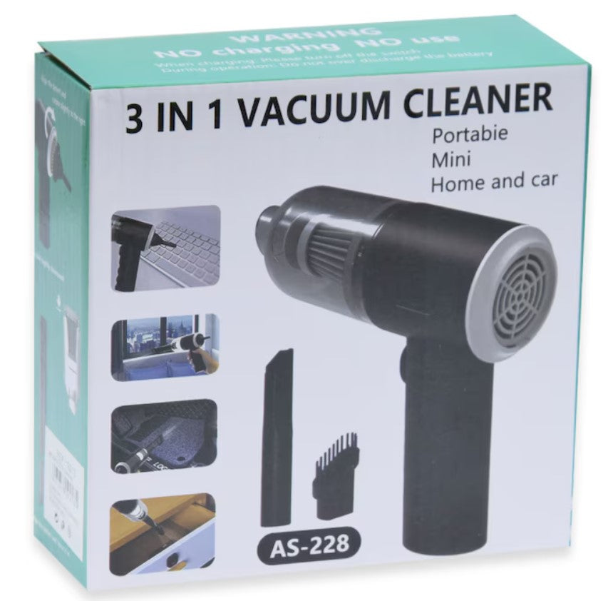 3in1 vákuumos porszívó / morzsaszívó - otthoni és autós használatra