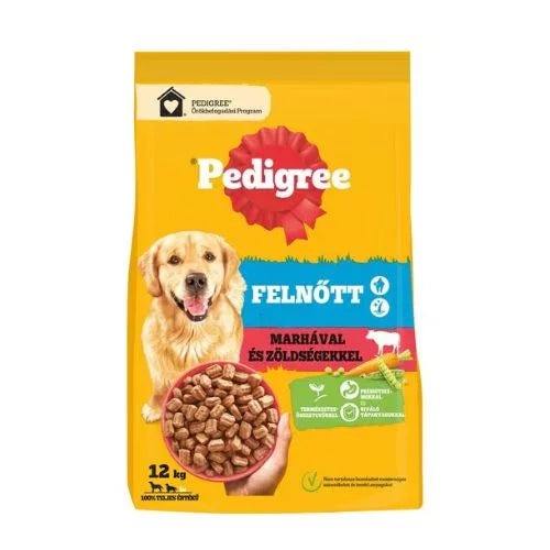 10kg Pedigree Száraz kutyaeledel Adult Marha-zöldség