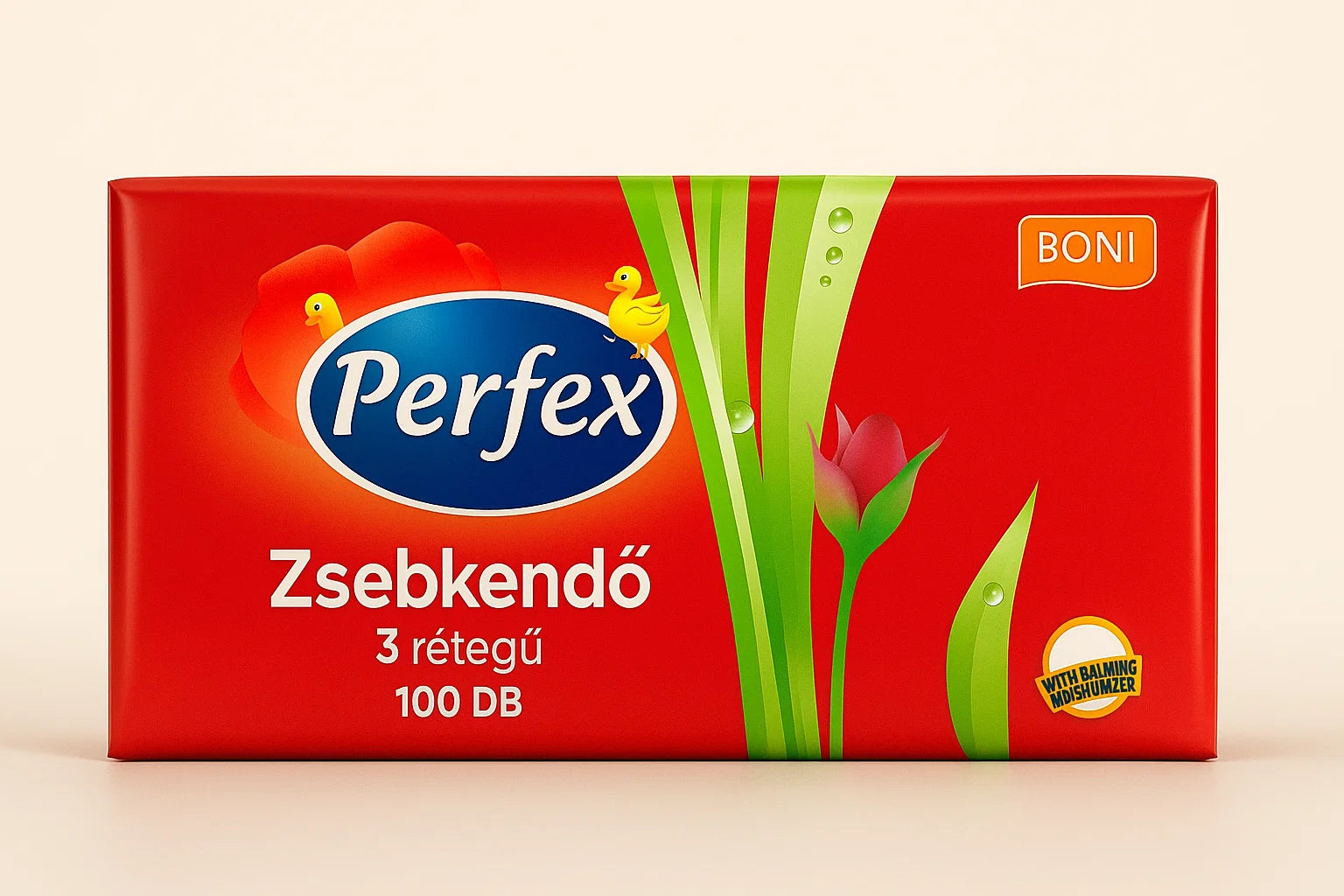 Perfex 3 Rétegű Zsebkendő, 100 db – Prémium Papír Zsebkendő