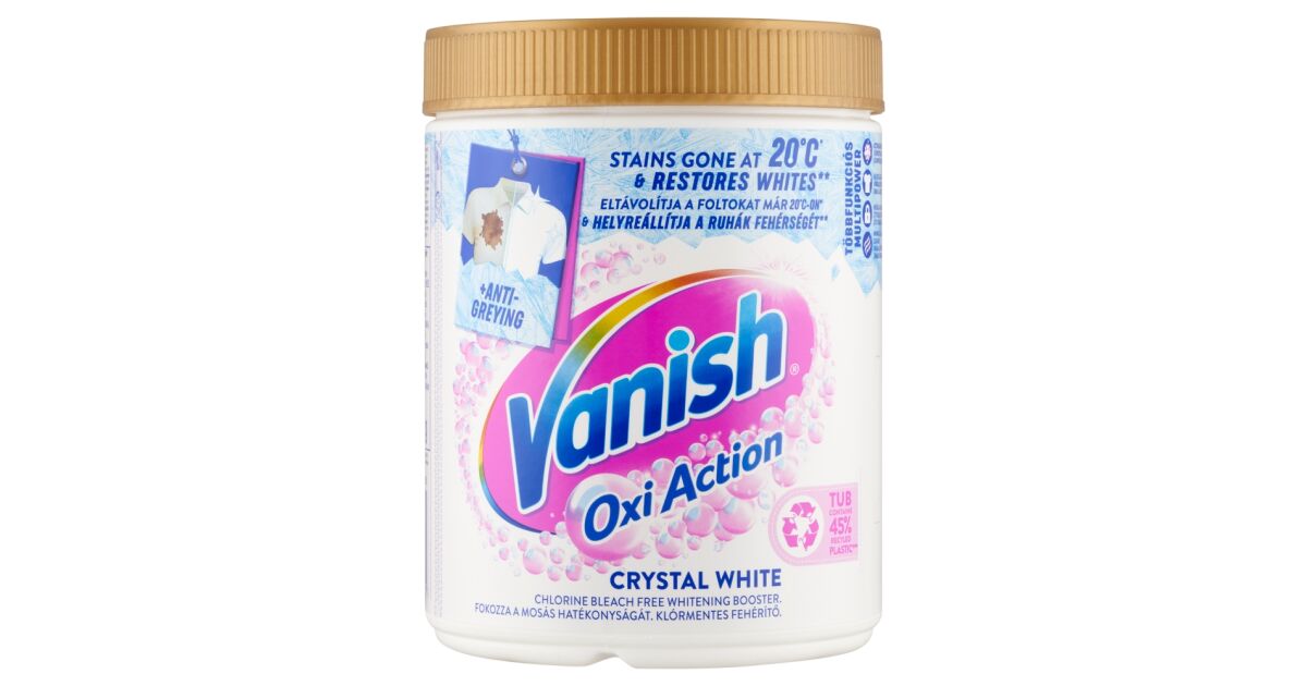 Vanish Oxi Action Folteltávolító és Fehérítő por 470g