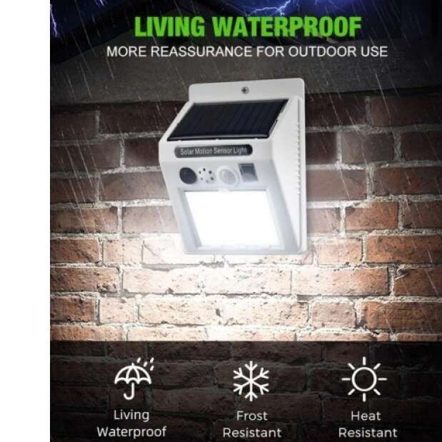 Fali Szolár Riasztórendszer Lámpa – Biztonság és Megvilágítás Napenergiával