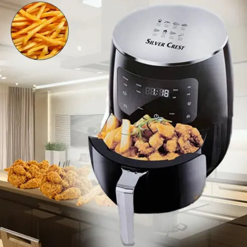 Newline AirFryer 6 L Digitális kijelzős olaj nélküli légkeveréses sütő, fritőz