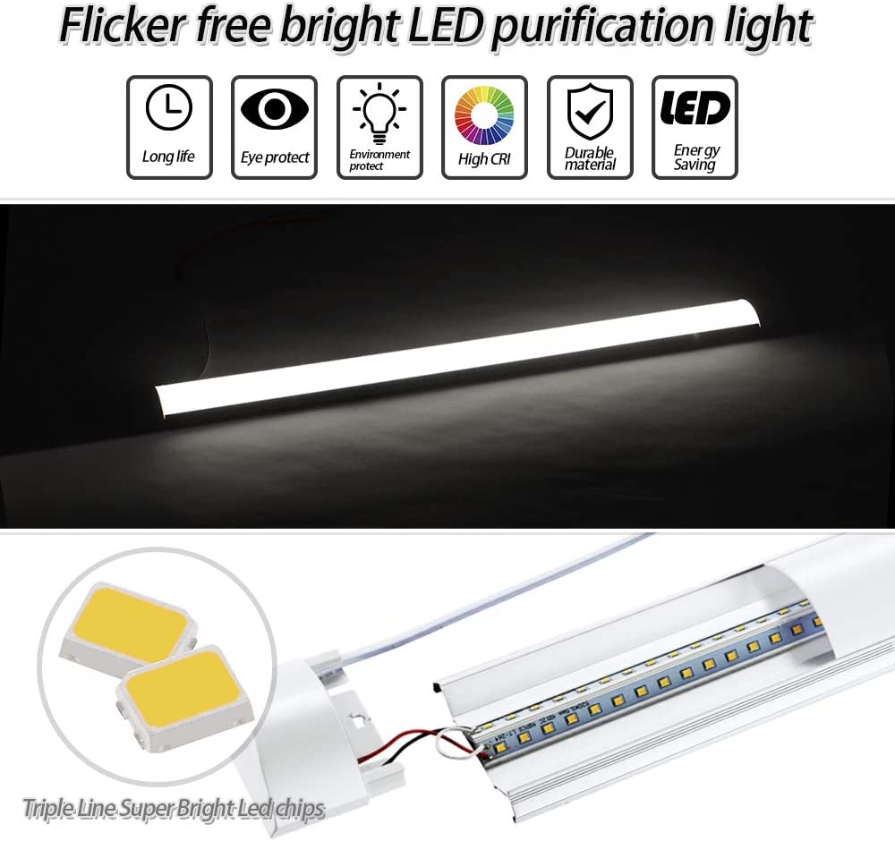 120W Mennyezeti LED Fénycső – Erőteljes Hidegfehér Világítás