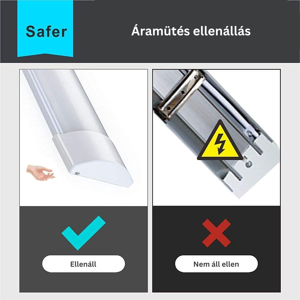 120W Mennyezeti LED Fénycső – Erőteljes Hidegfehér Világítás