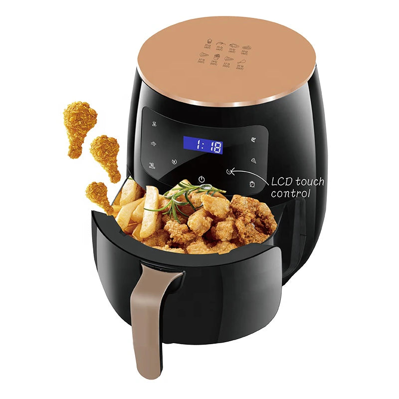Newline AirFryer 6 L Digitális kijelzős olaj nélküli légkeveréses sütő, fritőz