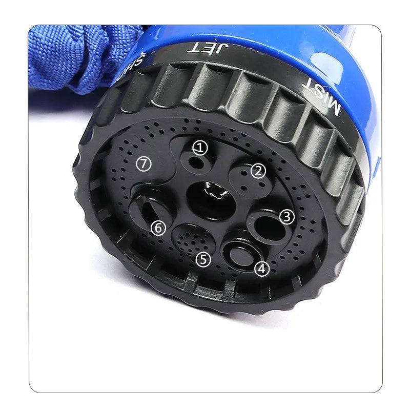 Csavarodásmentes táguló locsolócső, locsolófejjel- 30 m