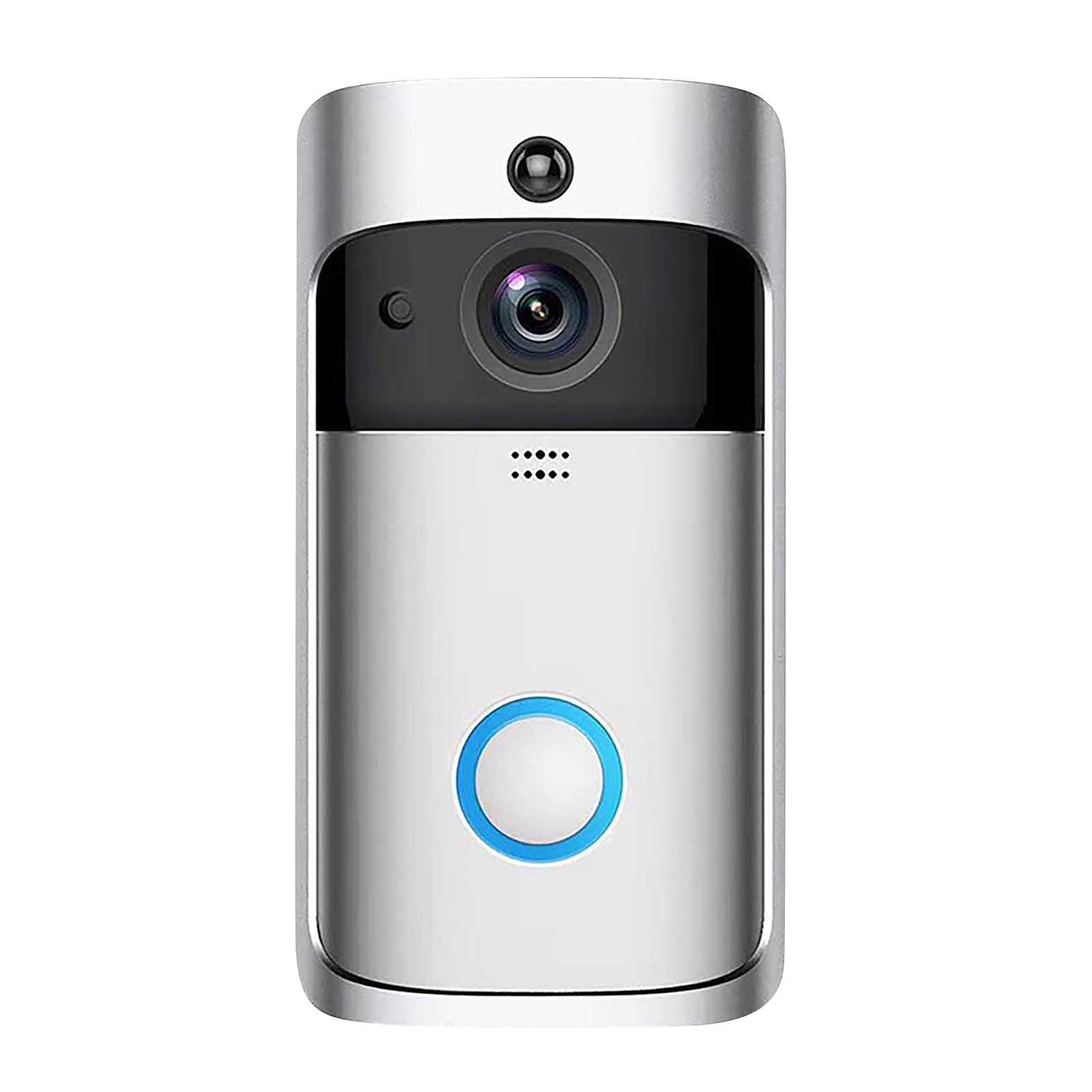 X-Smart Vezeték nélküli WiFi video okos kapucsengő ajtócsengő, PIR mozgásérzékelés, otthoni biztonsági rendszer