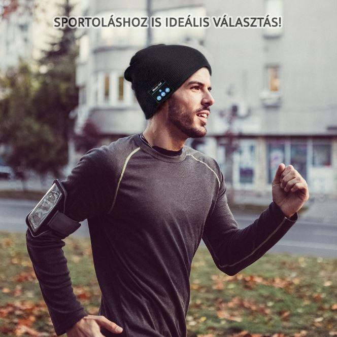Bluetooth sapka fekete