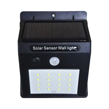 20 LED-es napelemes lámpa mozgásérzékelővel