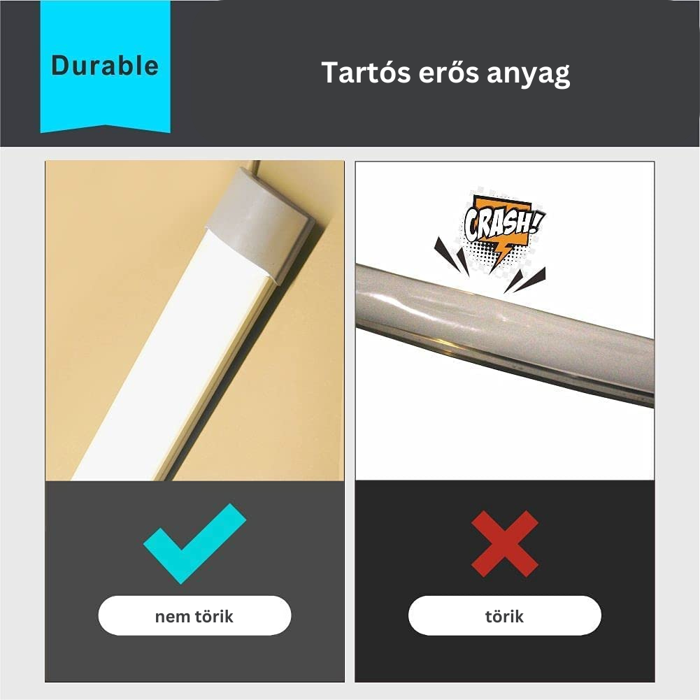 120W Mennyezeti LED Fénycső – Erőteljes Hidegfehér Világítás