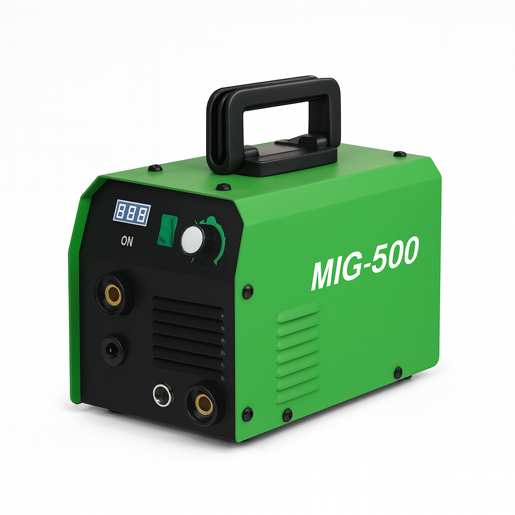 MIG-500 IGBT inverteres MIG/MAG hegesztőgép – 230 V, hordozható, digitális kijelzővel
