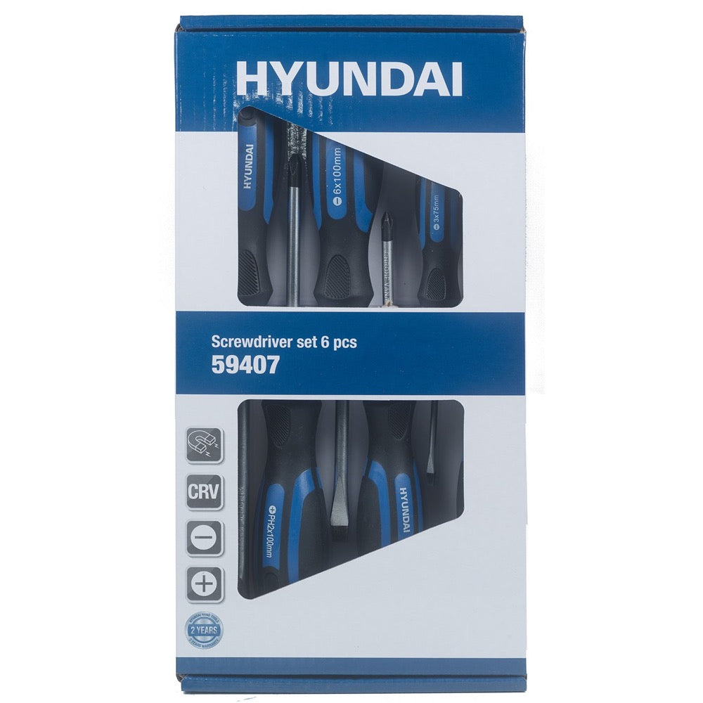 Hyundai Csavarhúzó készlet 6 db-os 59407
