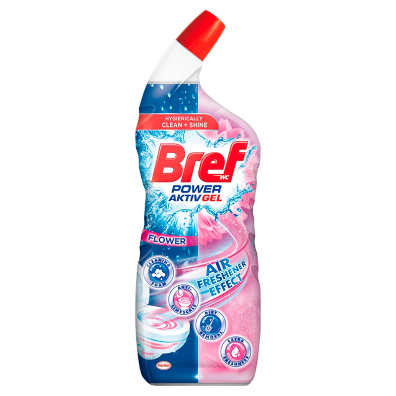 Bref Power Aktiv Gel Flower WC tisztítószer 700 ml