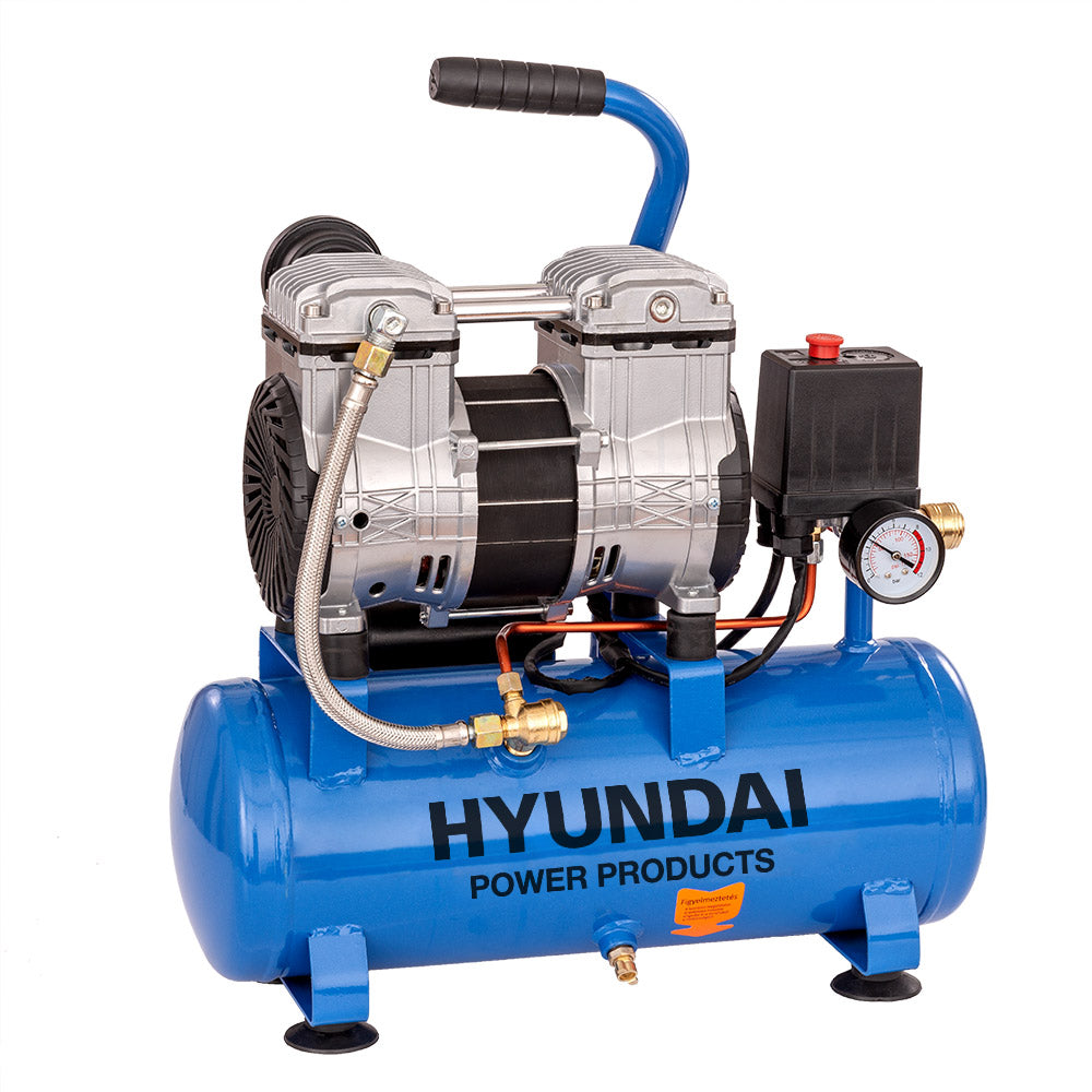 Hyundai HYD-9F Csendes olajmentes kompresszor 550W Teljesítmény