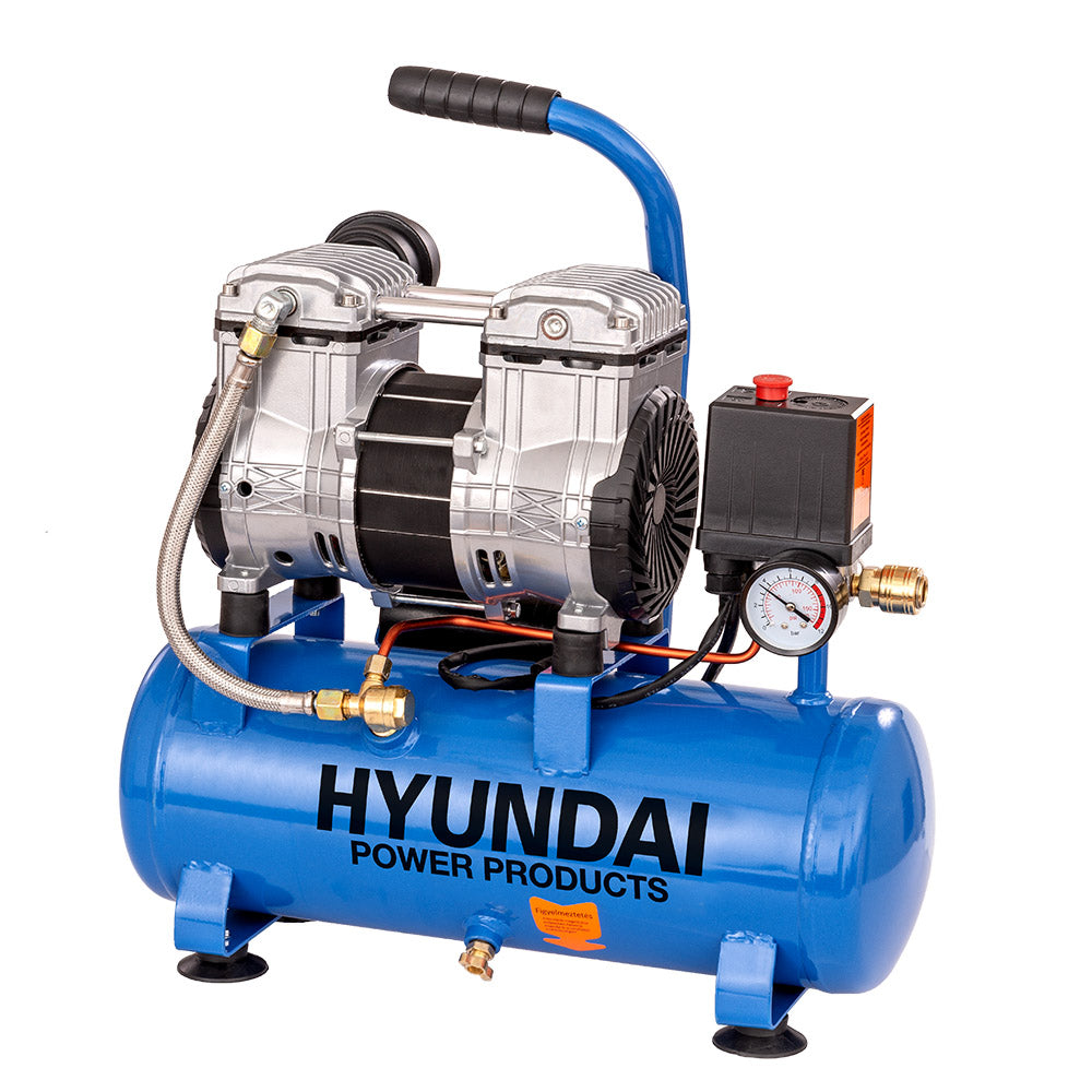 Hyundai HYD-9F Csendes olajmentes kompresszor 550W Teljesítmény